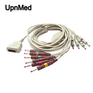 GE Marquette Compatible Direct-Connect EKG Cable , Banana4.0mm, 15pins
