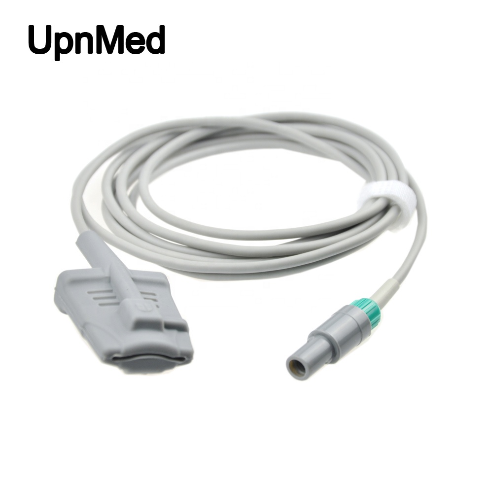 Heal force 5pin 80 degree silicone soft spo2 sensor,CE & ISO13485