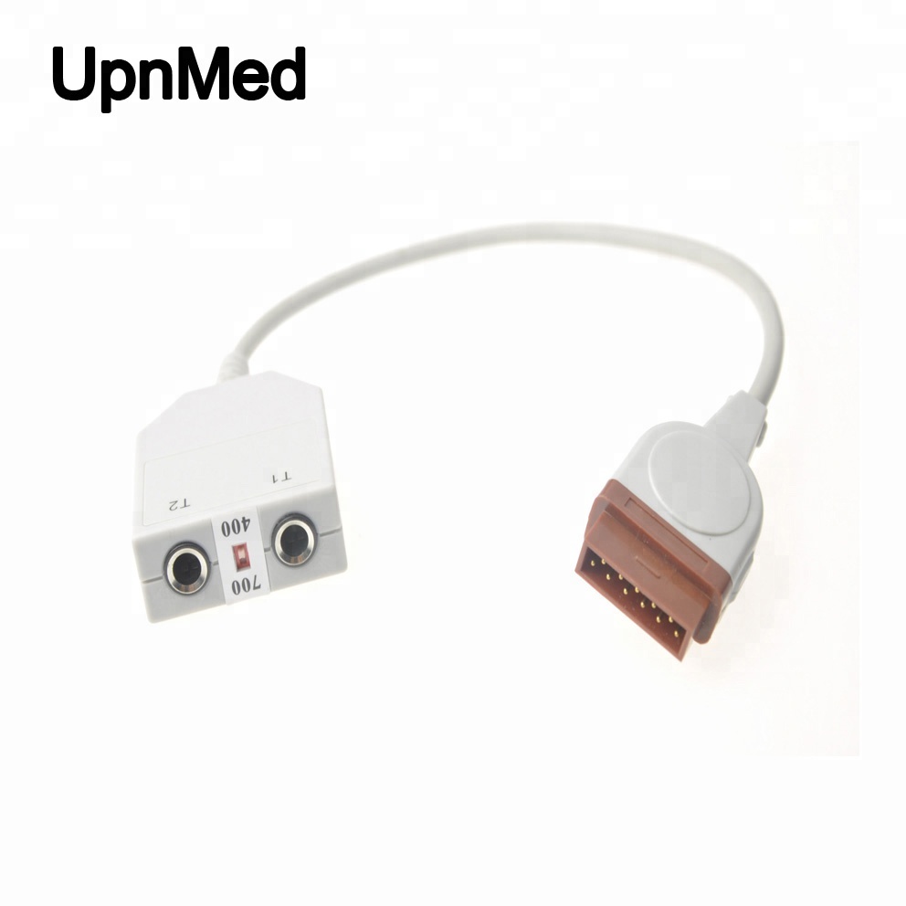 GE 11pin temperature adapter cable,compatible with YSI400 and YSI 700 temperature sensor