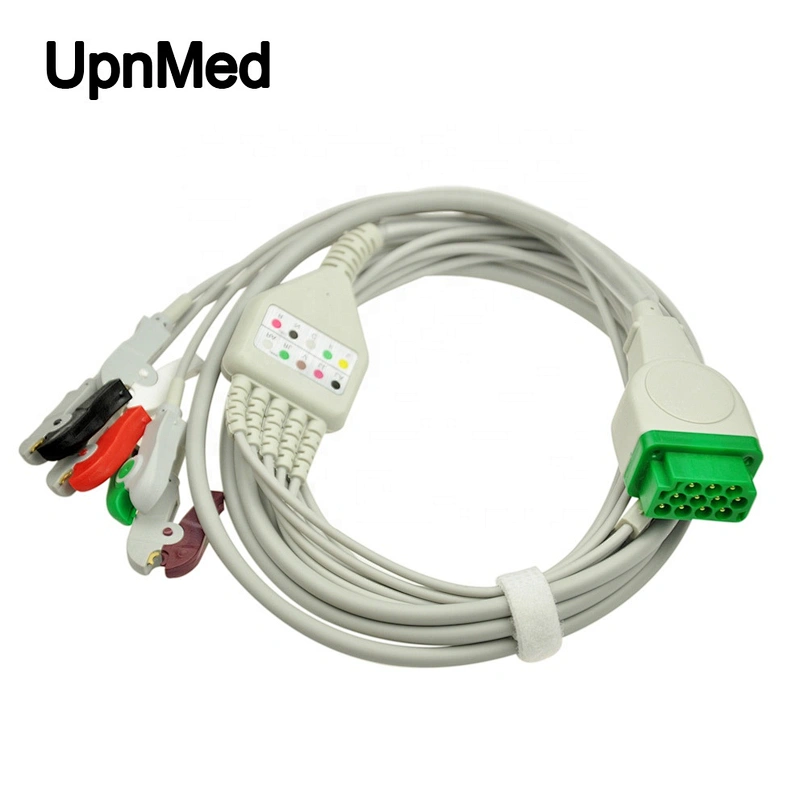 ECG monitor 5 lead snap for medical cables