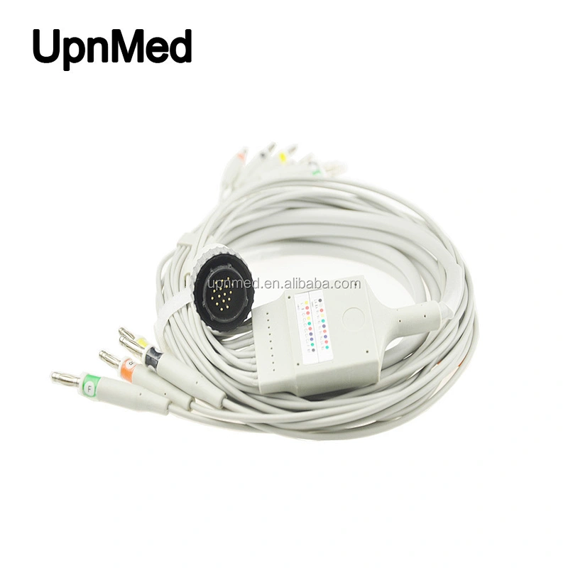 Cardioline delta 1 plus 10-Lead EKG cable,16pins