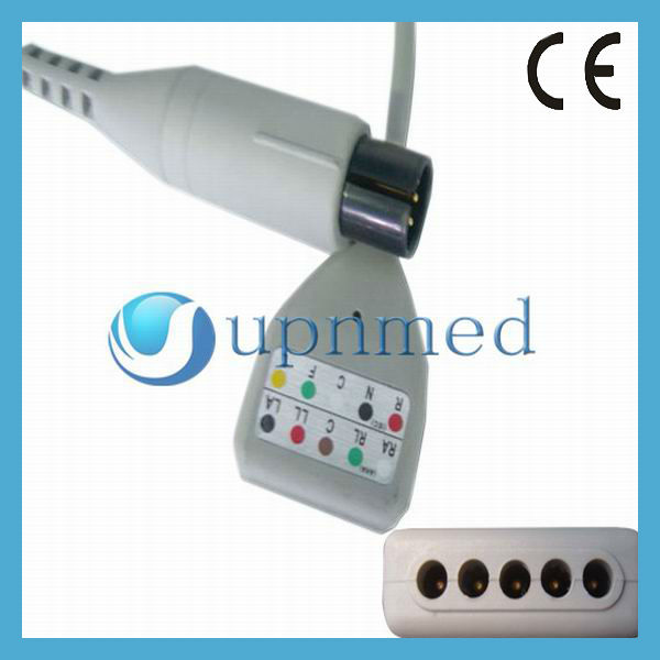 Datascope ecg cable 5 lead,AHA