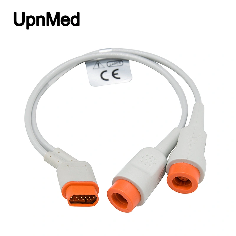 Drager Siemens Compatible IBP Adapter cable 16pin Round 10pin socket