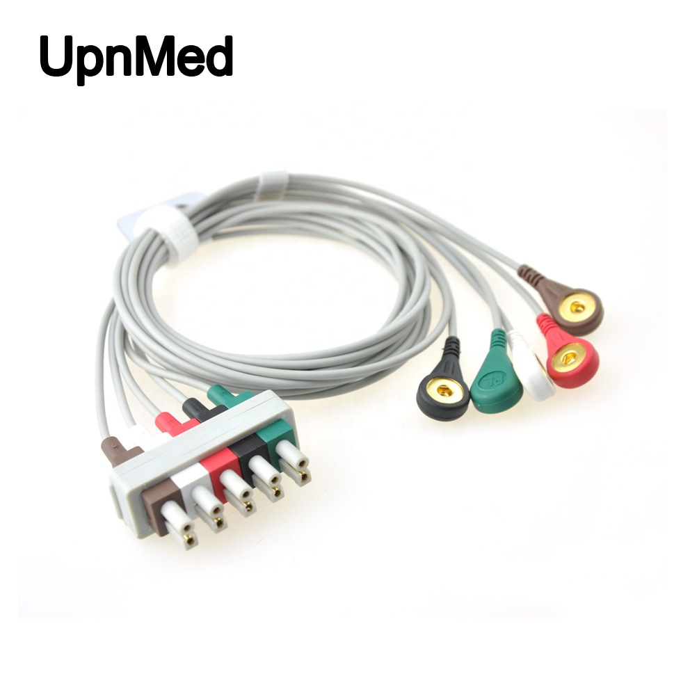 M1625A 5 Lead ECG patient monitor leadwires,Snap