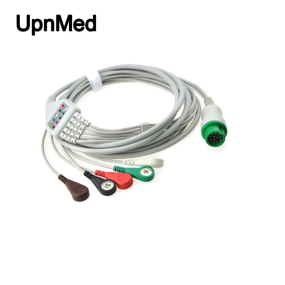 Mindray BeneView T8/T5/T1 ECG cable 040-000961-00 patient monitor