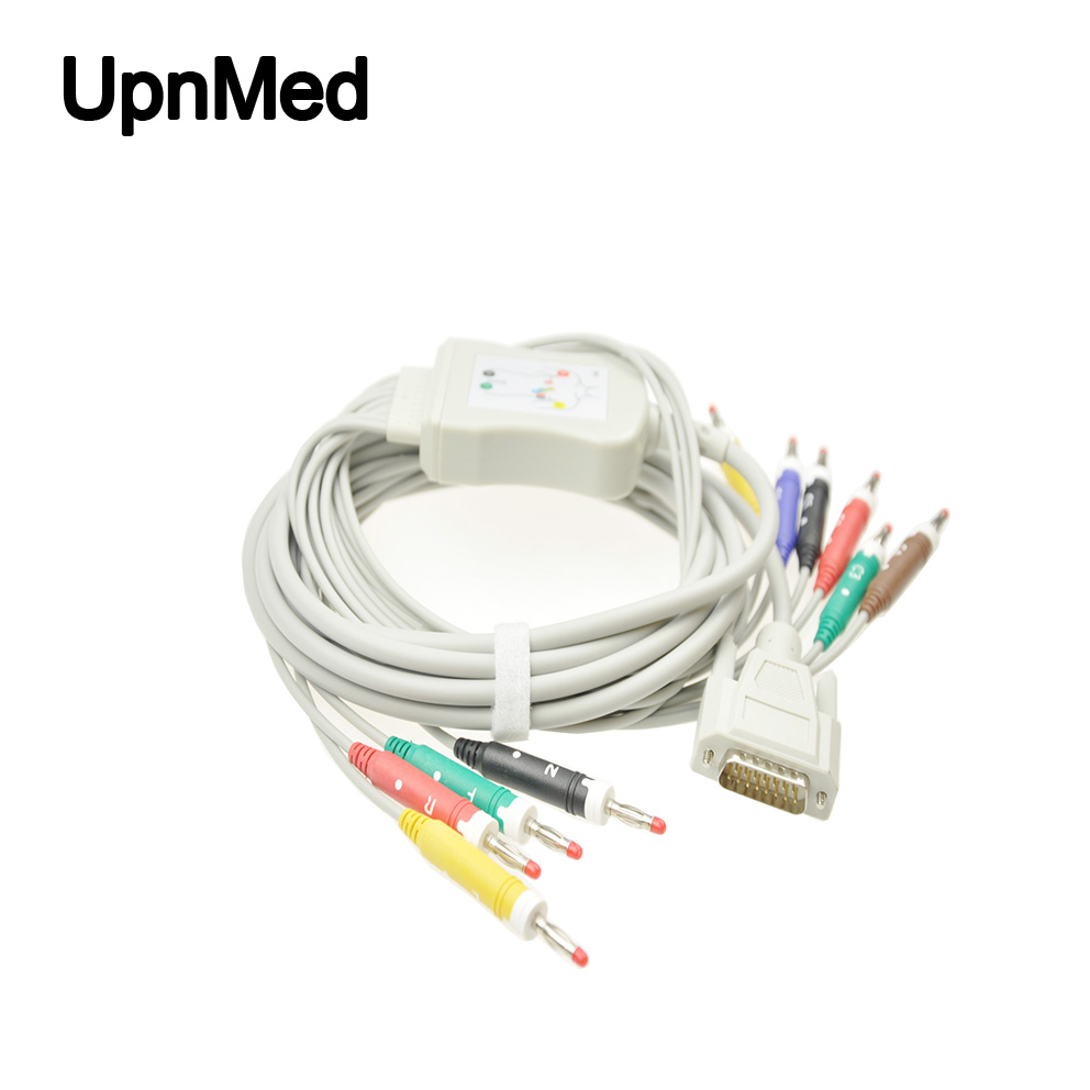 Nihon Kohden ECG-9620 ten lead EKG cable, Banana4.00mm ending