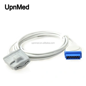 GE Nellcor Module adult silicone soft tip spo2 sensor, 11 pin