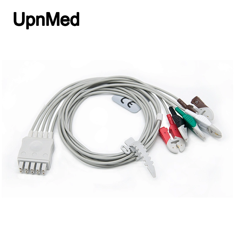 GE Dash 411200-001 5-lead ECG leadwires set for ECG Cable with laedwires