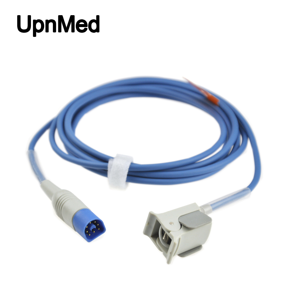 HP MP20 pediatric finger clip spo2 sensor, 8pins, medical TPU material