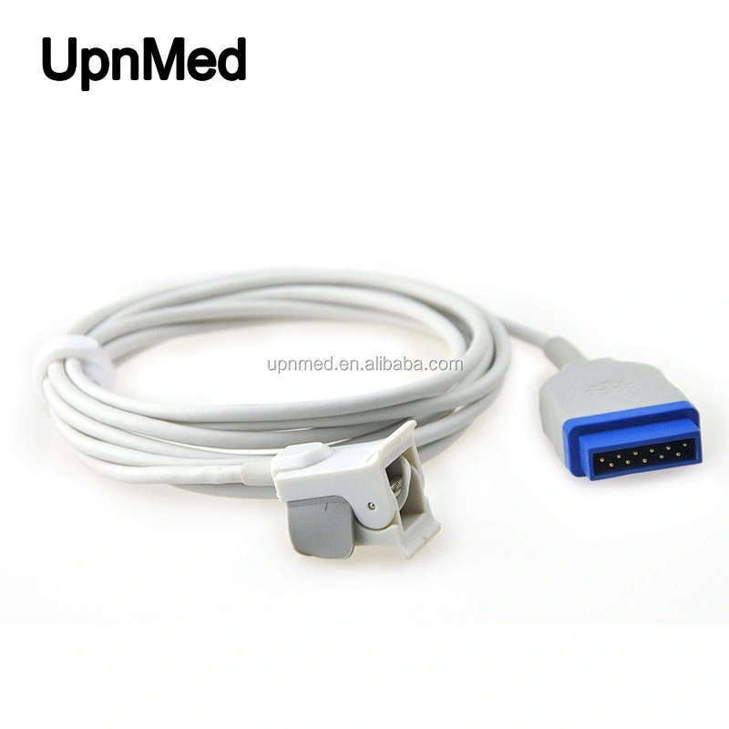 GE Nellcor Module adult silicone soft tip spo2 sensor, 11 pin