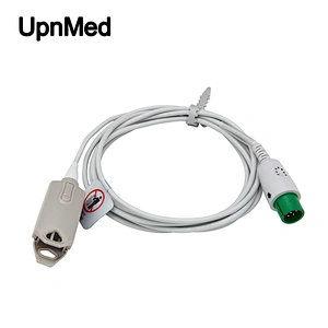 Compatible Bionet BM3  adult finger clip spo2 sensor 7pin