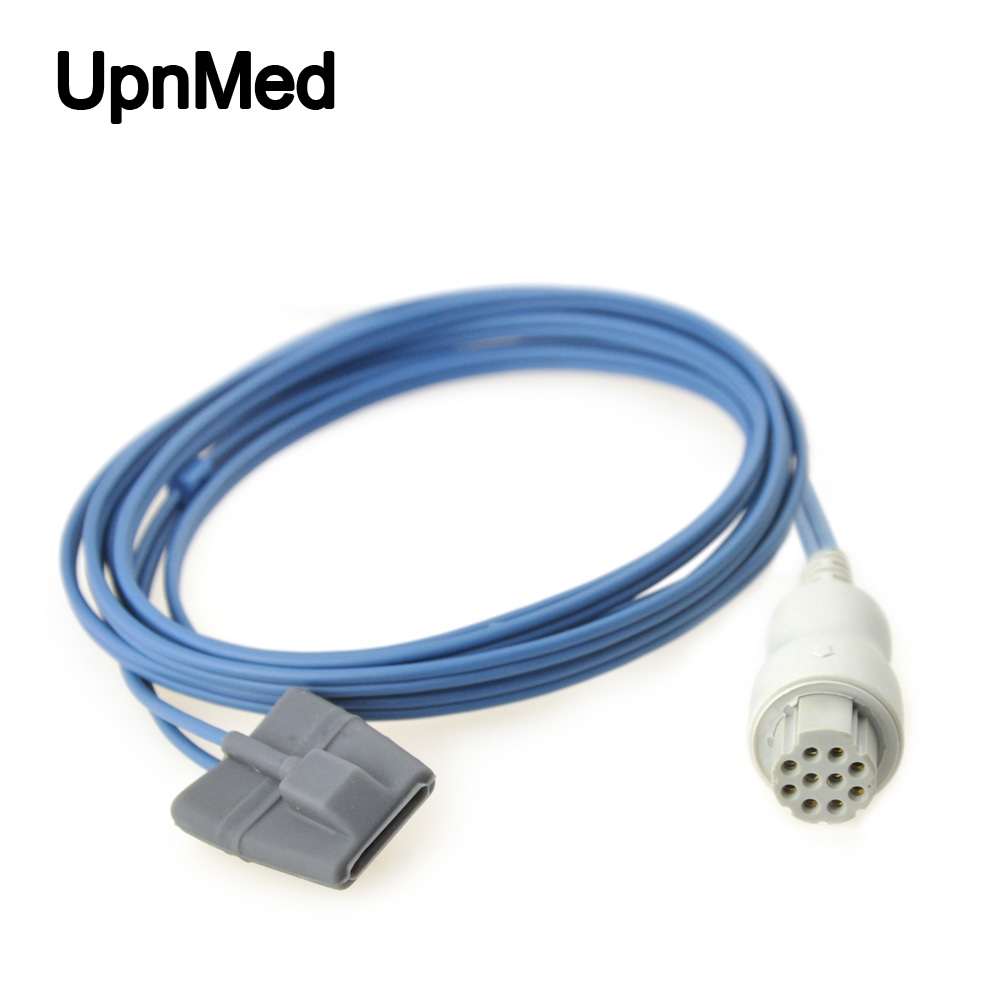 Datex OXY-F4-N adult silicone soft Spo2 sensor, round 10pins
