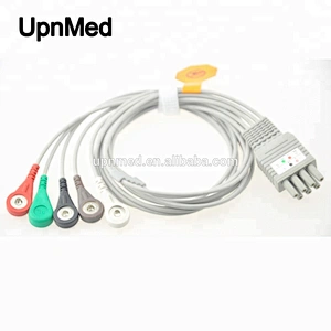 portable ecg machine nihon kohden br903p 3 lead ecg leadwire