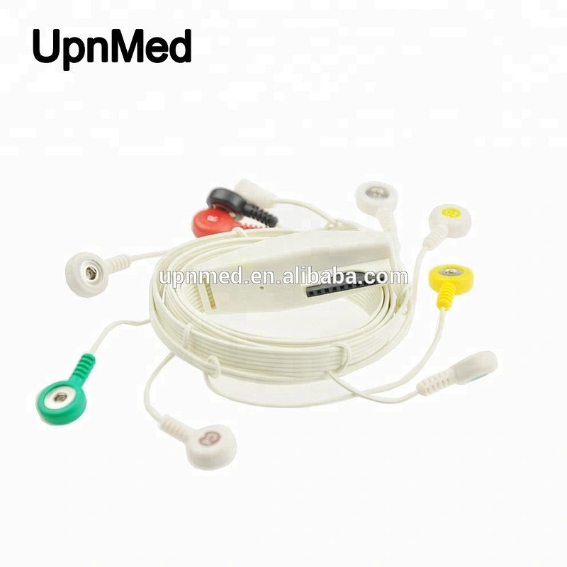 Mortara Holter 10 lead wires set ecg cable, with snap type