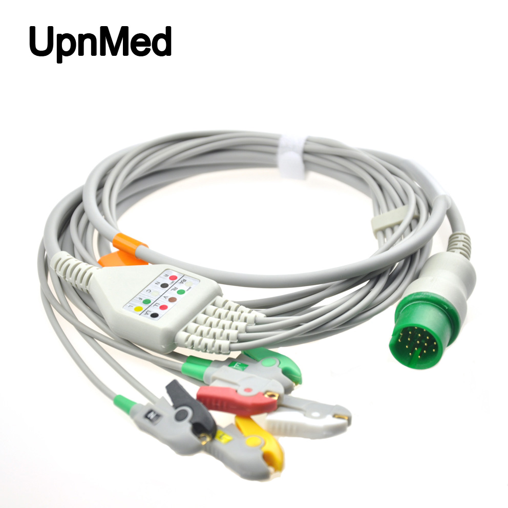 Spacelabs 90496/90369/90367Ultraview 5 lead ecg cable