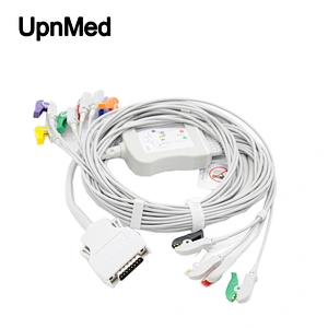 Mortara ELI 50 10 lead EKG cable with leadwires