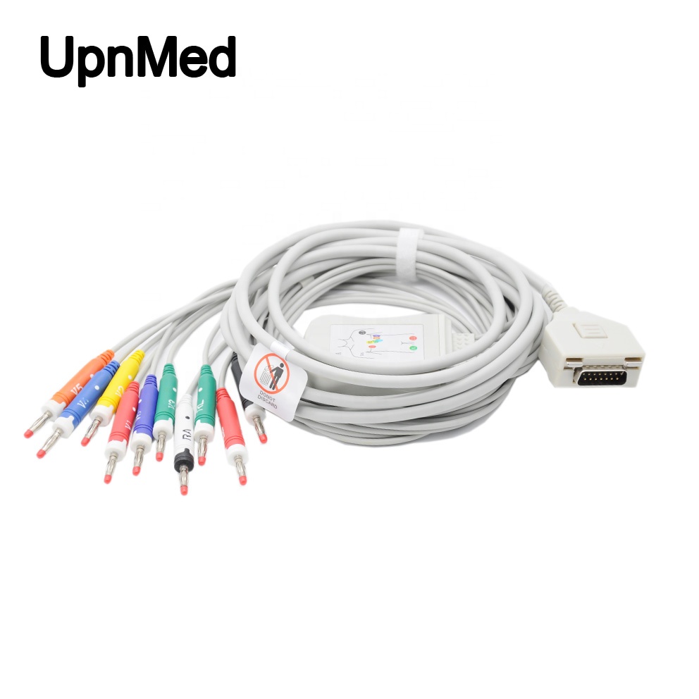 fukuda fx-7102 ekg cable,one-piece 10-Lead EKG cable
