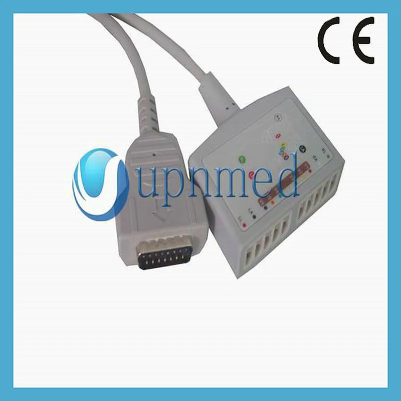 GE Hellige ekg trunk cable,MicroSmart EKG machine cable