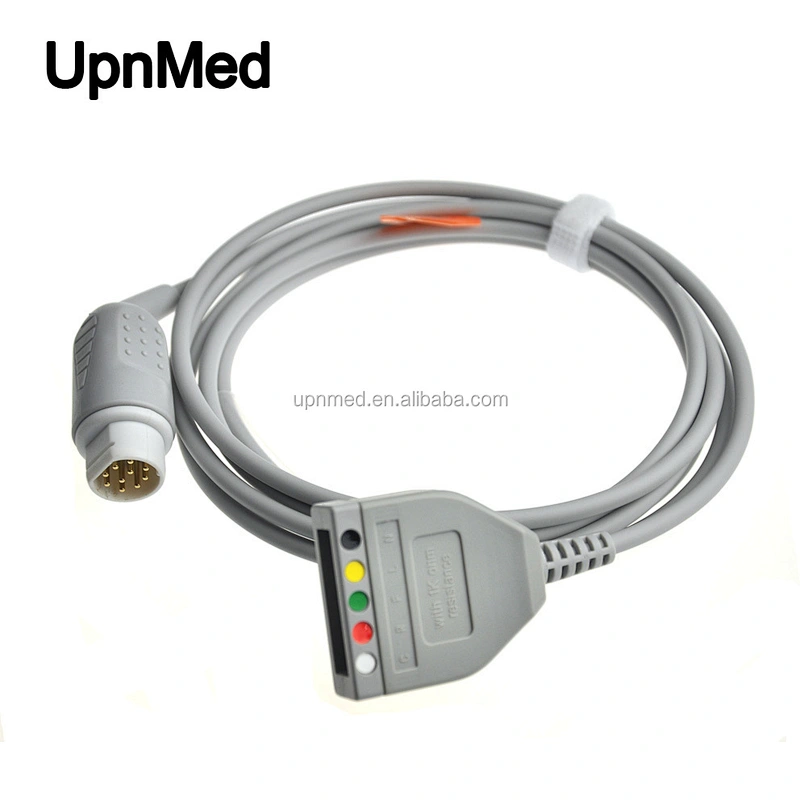 drager one piece 5 lead ecg trunk cable, 10 pin