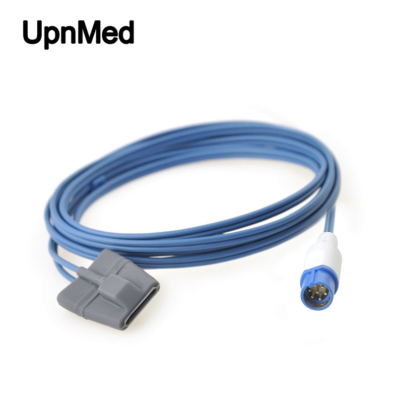 Compatible Siemens/Drager reusable 7pin Adult silicone soft tip spo2 sensor for pulse oximeter,medical probe