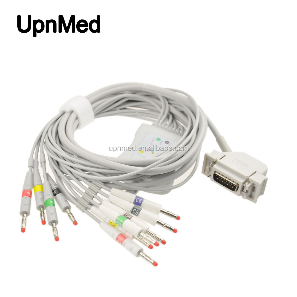 drager one-piece 10 lead EKG cable, banana type