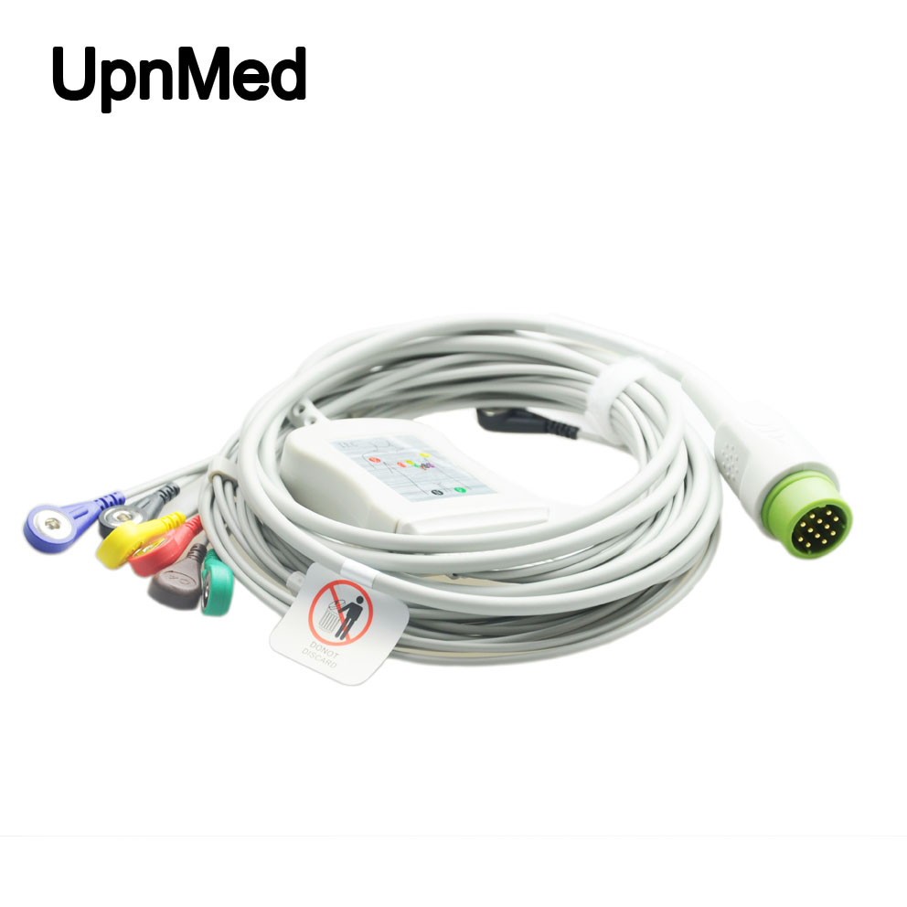 Medtronic Physio Control integrated 10 lead ECG cable with leadwire, 12pins