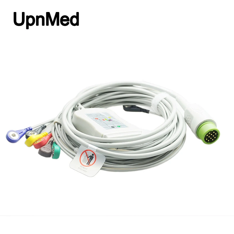 Medtronic Physio Control integrated 10 lead ECG cable with leadwire, 12pins