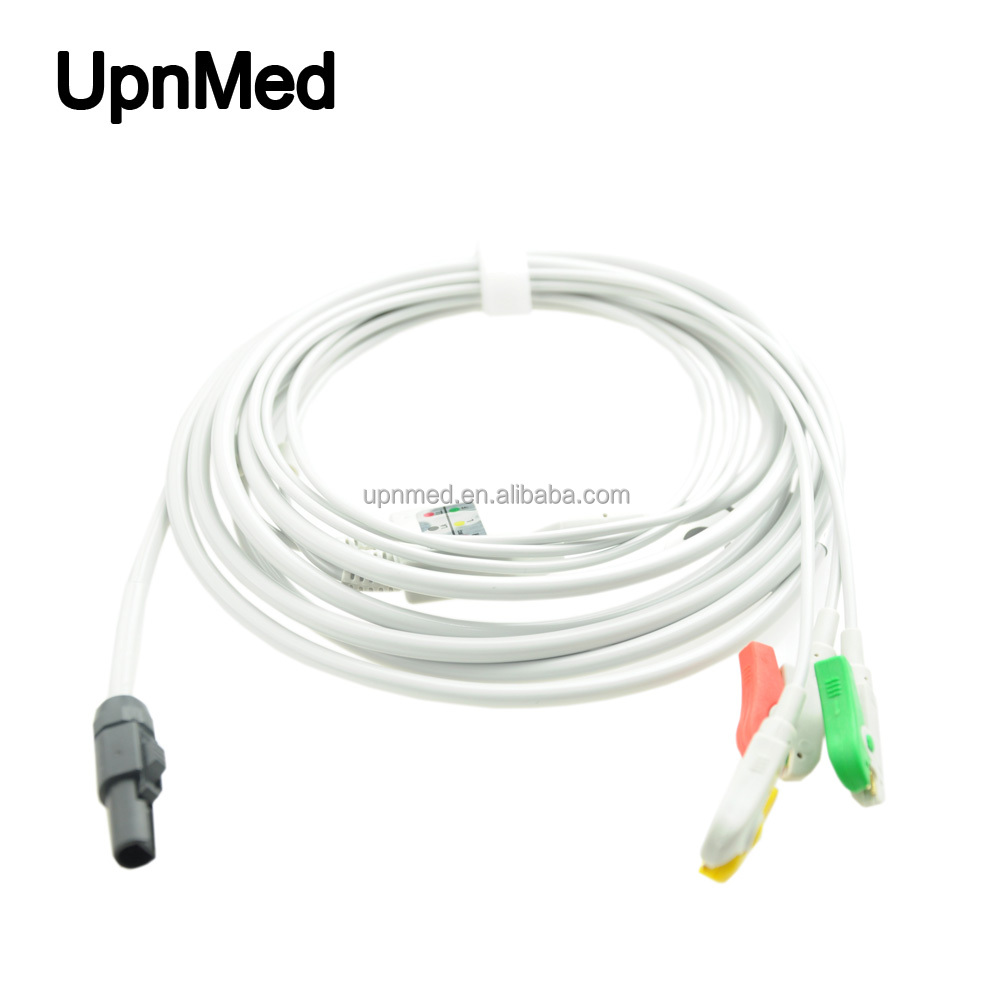 Welch Allyn Propaq LT 3 lead ECG Cable with leadwires