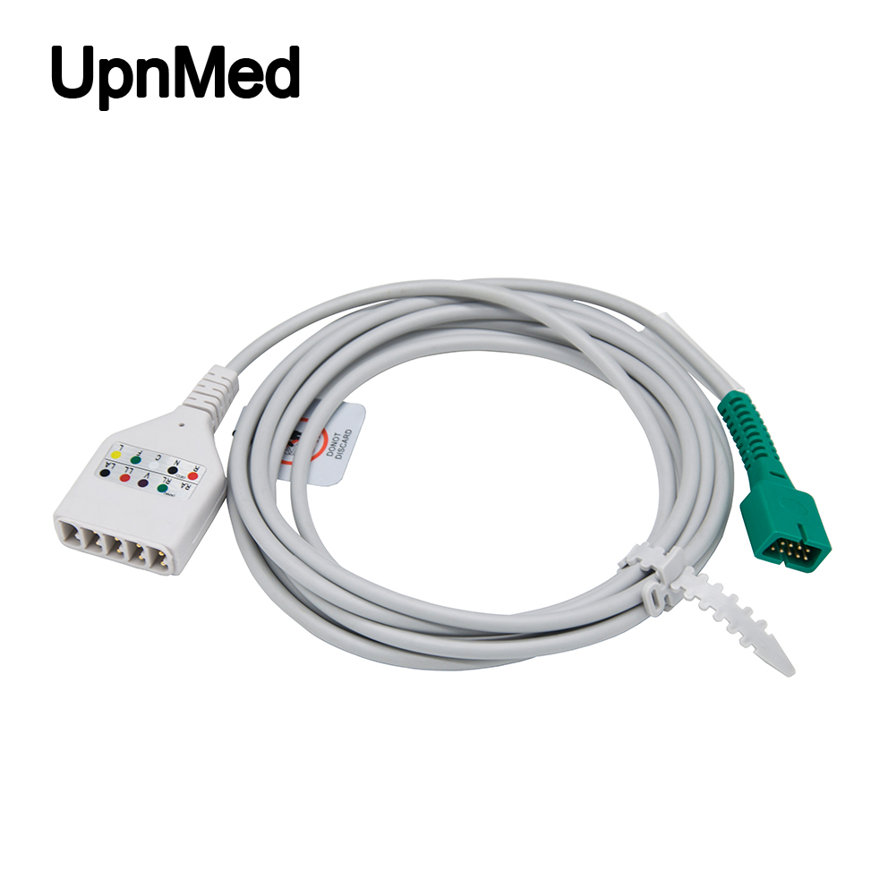 MEK MP1000 5 lead  ECG trunk  cable
