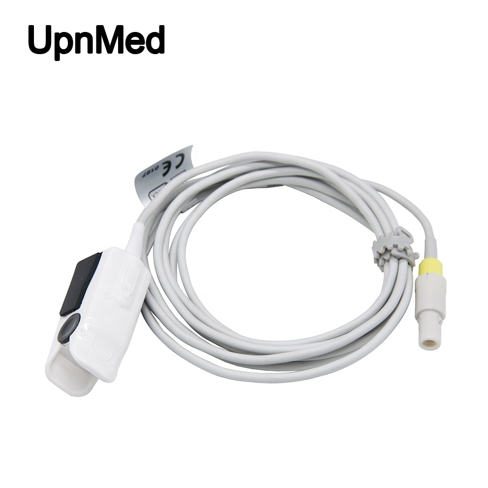 Mindray PM9000/PM6201reusable Spo2 Sensor adult finger clip,6 pin 40 degree, Masimo tech