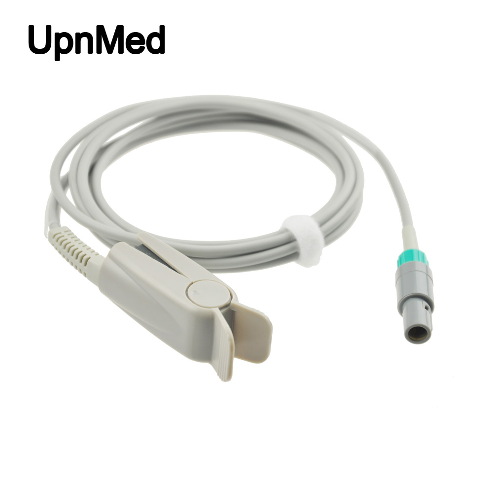 Advanced PM-2000XL Pro adult finger clip spo2 sensor, 6pins 40degree, 3 Meters