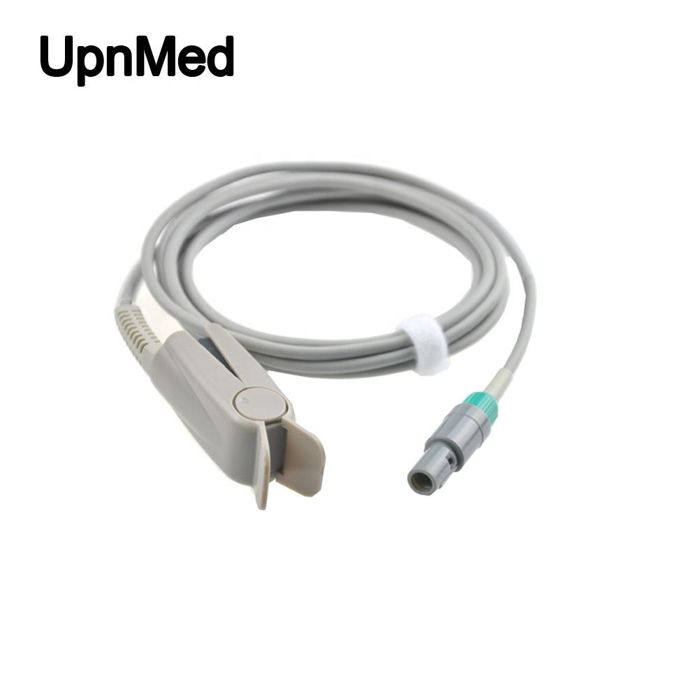 biolight M6/M12 5pin spo2 sensor with adult finger clip