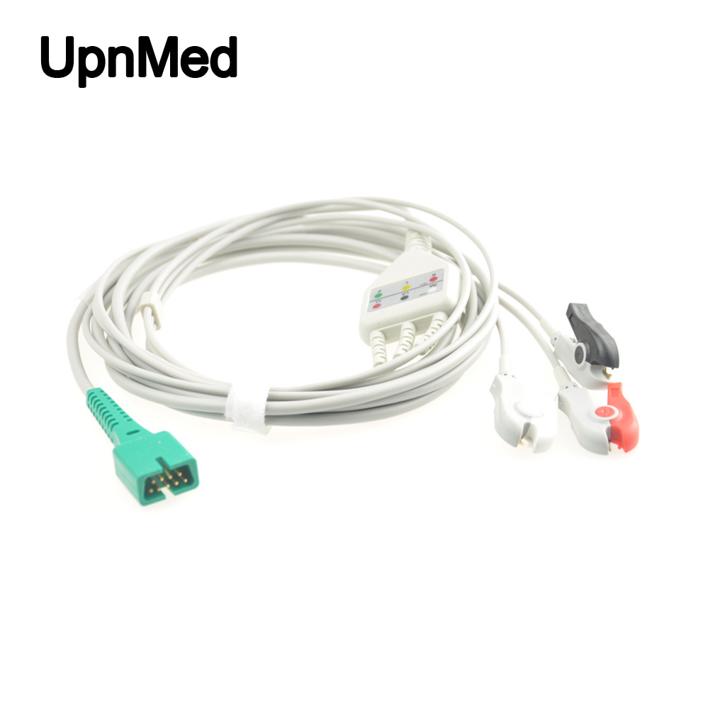 MEK MP1000 3lead ECG Cable with leadwires