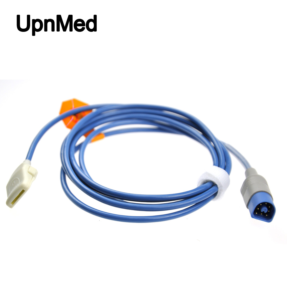 for HP to Masimo LNOP spo2 adapter cable, for HP MP12 patient monitor , 2.4m