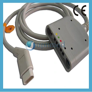 Compatible 5956458/5956359/5956441 Siemens Draeger Infinity ecg cable 5 lead wires clip