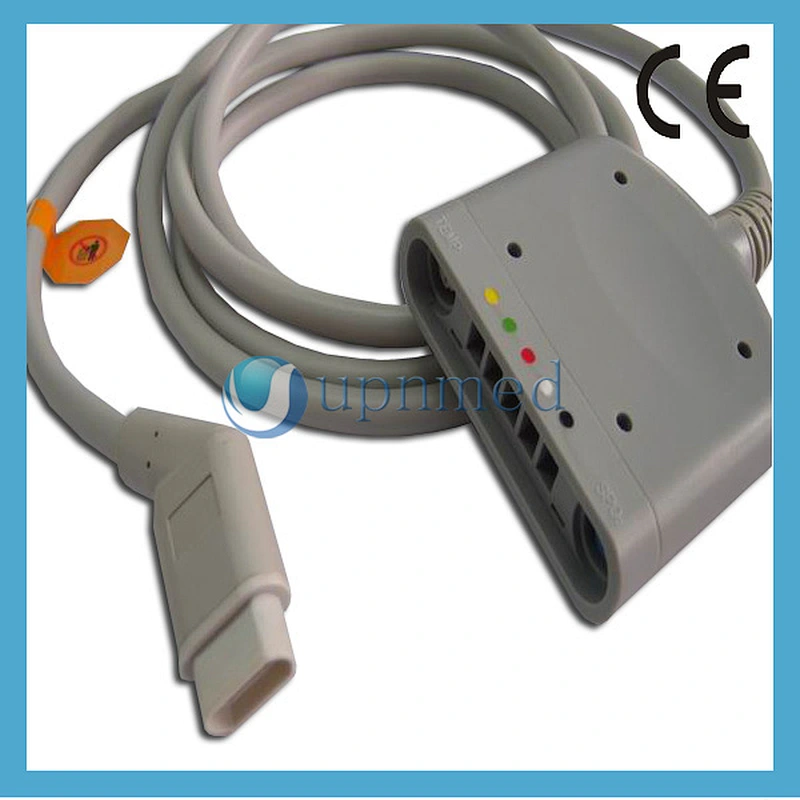 Compatible 5956458/5956359/5956441 Siemens Draeger Infinity ecg cable 5 lead wires clip