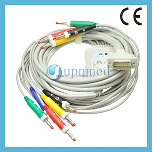 ECG Machine EK51 12-lead Hellige ekg cable,with 10K resistor