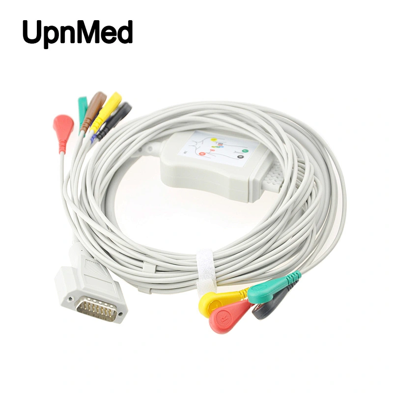 Nihon Kohden ECG-9620 ten lead EKG cable, Banana4.00mm ending