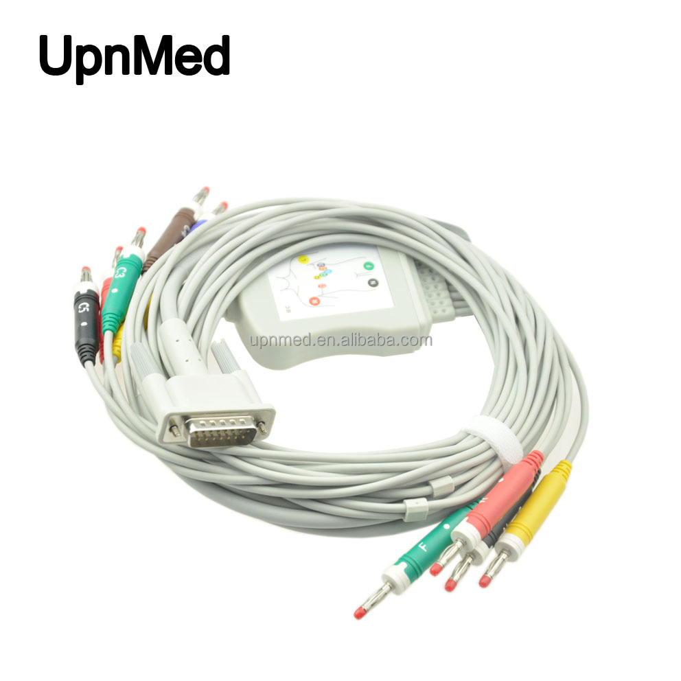 HP M1770A ekg cable,with banana 4.0mm plug end