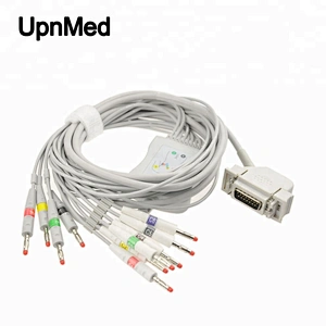 DEGO Cardiomed 3 10 lead ecg cable,banana 4.0mm,IEC