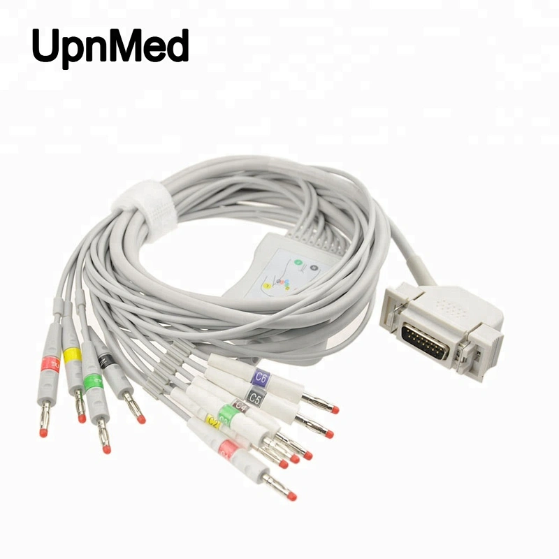 DEGO Cardiomed 3 10 lead ecg cable,banana 4.0mm,IEC