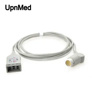 M1500A 3-Lead ECG Trunk cable ,12 pins , AHA