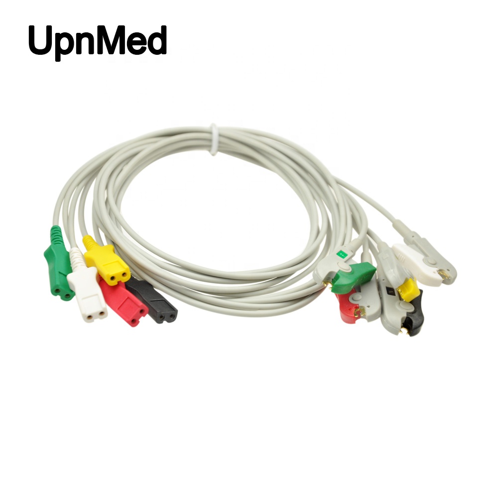 ECG monitor 5 lead snap for medical cables