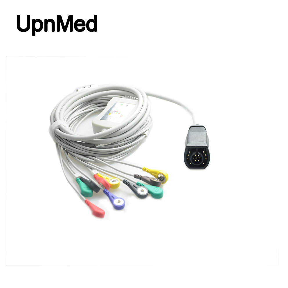 Zoll E series and M series defibrillator patient ekg cable, banana 4.0mm