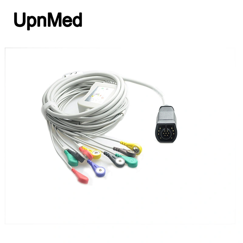 Zoll E series and M series defibrillator patient ekg cable, banana 4.0mm