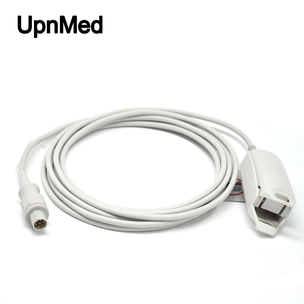 welch allyn adult finger clip spo2 sensor, 7pins, 3 Meters
