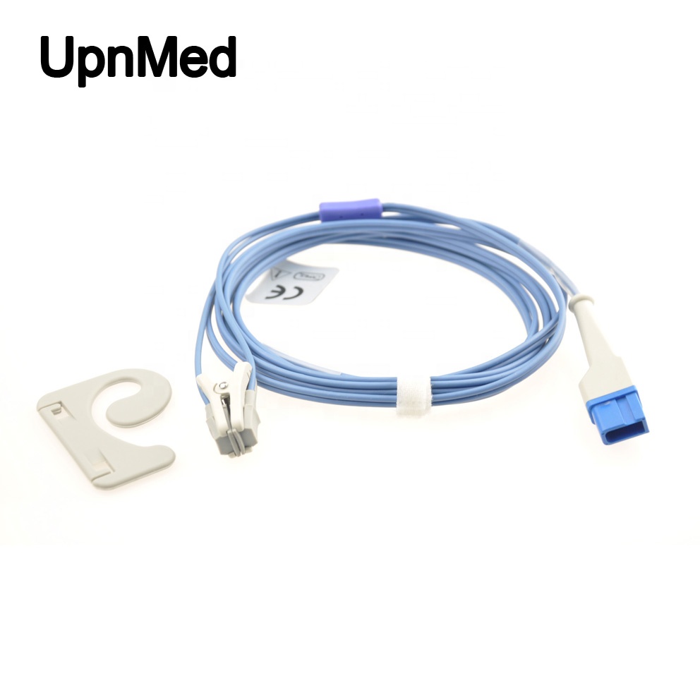 Spacelabs mCare 300 adult ear clip SpO2 sensor, 11pin