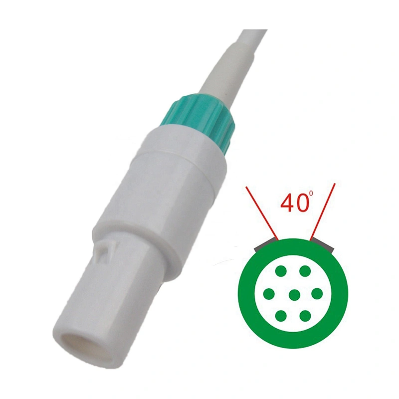 Glodway 5000F pulse oximeter reusable Spo2 Sensor adult finger clip ,7 pin 40 degree