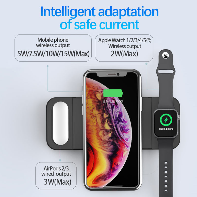 Foldable wireless charger 15W