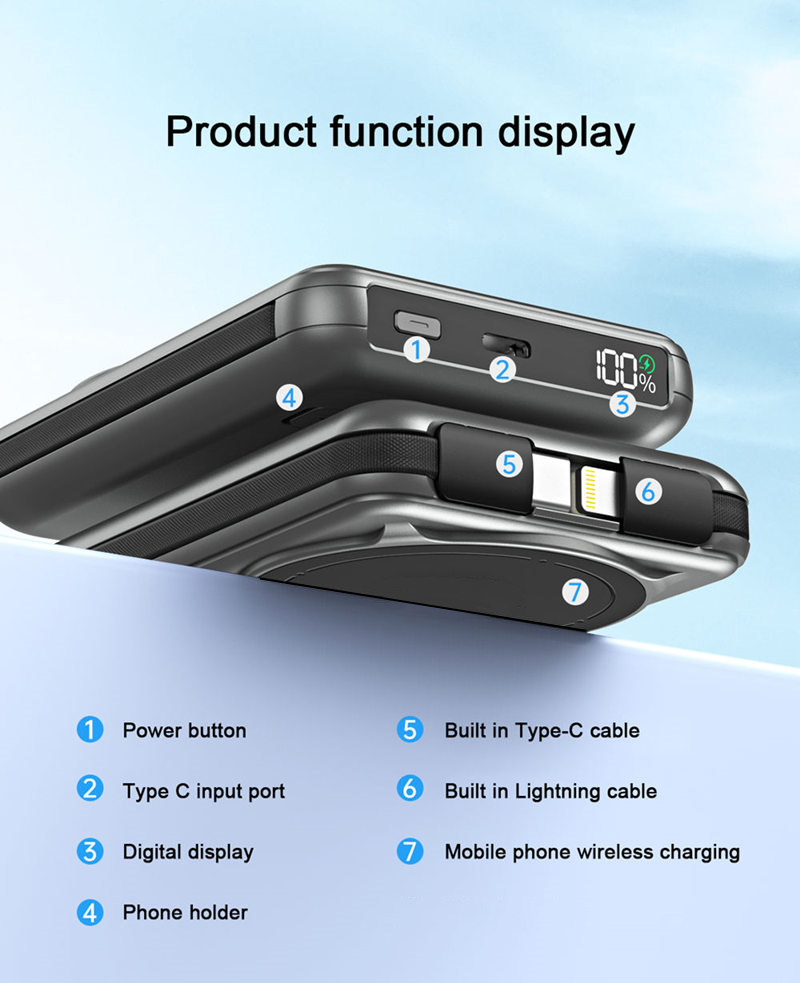Magsafe Wireless Charger Powerbank 10000mAh